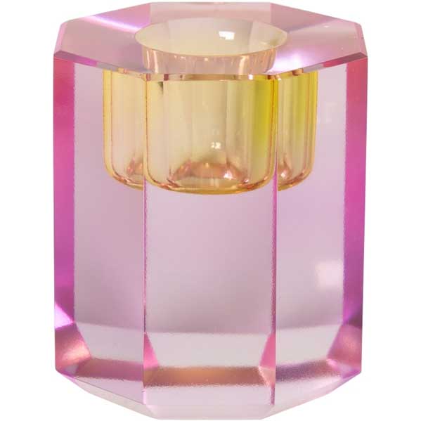 Eja Crystal Candle Holder